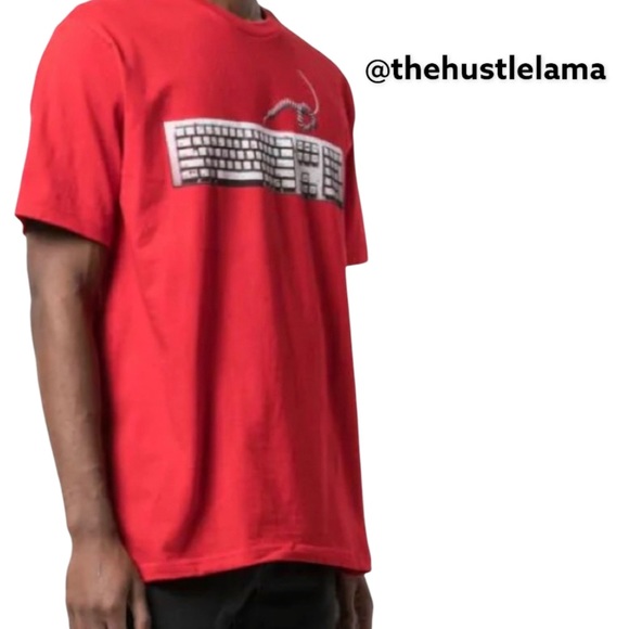 Supreme Keyboard Tee Red - Picture 1 of 7